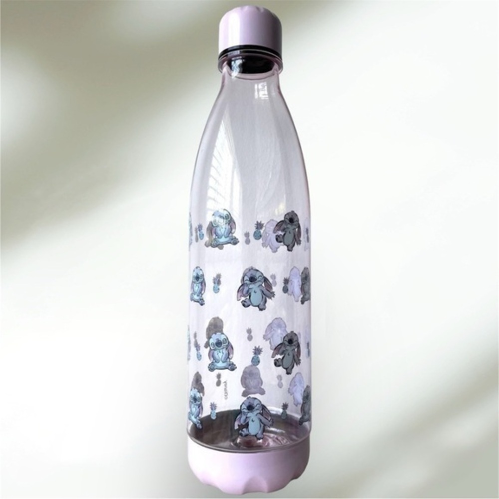 Disney : Stitch Pink Plastic Water Bottle ( 34 OZ ) BPA Free | NWT ✨